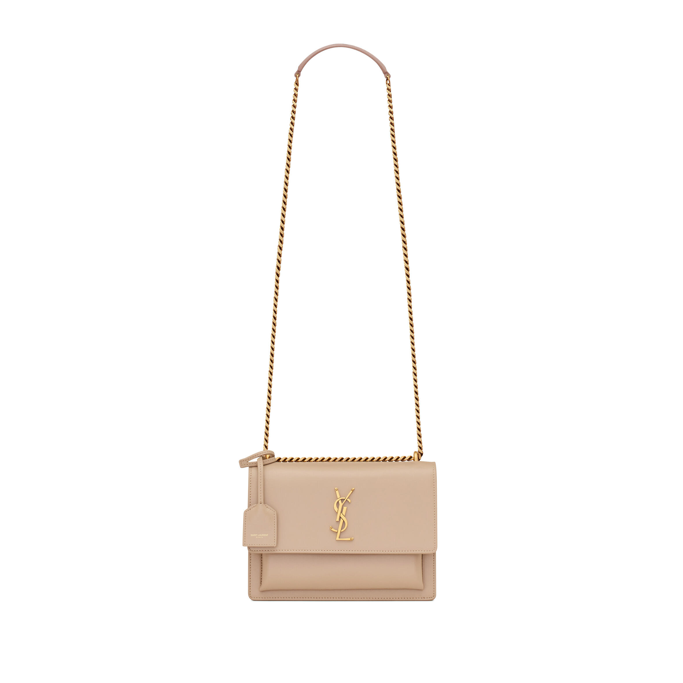 YSL SUNSET MEDIUM IN TEXTURED LEATHER 442906D420W2721 (22*16*6.5cm)